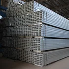 big wall thickness hot galvanized gi support square pipe
