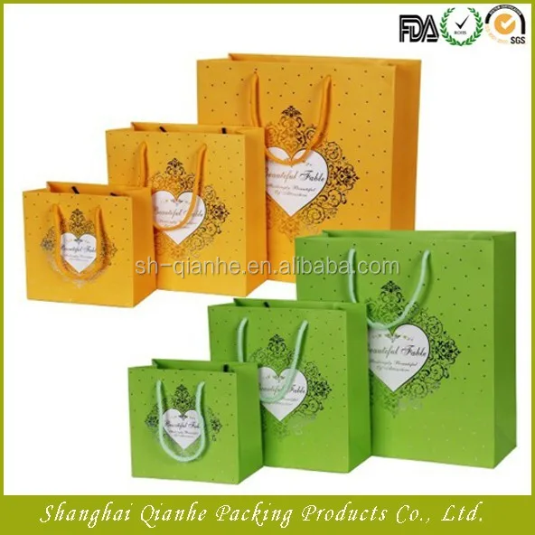 handmade goody paper gift packaging bags