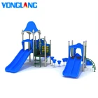 YL51564 Hot Sale New Design Blue Theme Outdoor Play Equipment Kids Play Ground Items Exercise Play Park Games