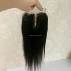 Fast express silky straight virgin brazilian human hair cheap 4*4 lace closure