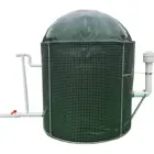 Mini size high efficient portable biogas digester plant for waste water treatment