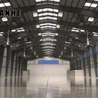 Pre engineered commercial buildings prefab metal frame roof system
