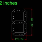 12inch Outdoor 7 Segment Display 1 Digit number Green color LED from Babbitt Co.,(Diyatel Group)