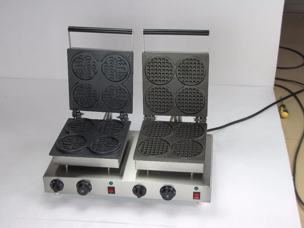 Electric smile waffle maker & round waffle maker