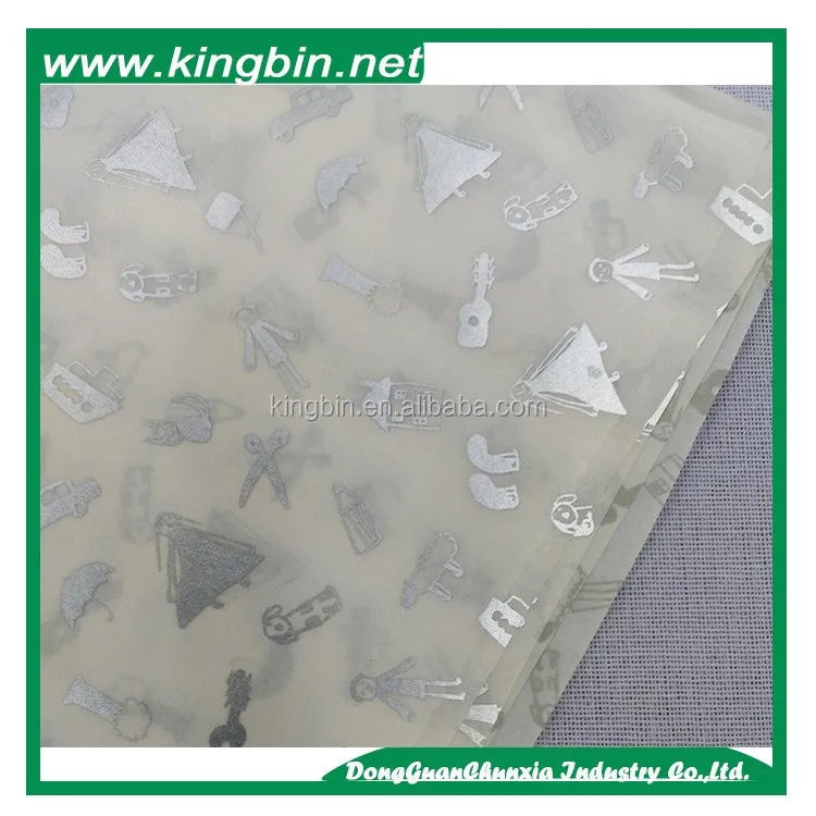 logo print gift wrapping tissue paper for flower packaging