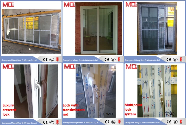 Hot Sales PVC sliding glass doors for Canada, Bahams, Jamaica etc