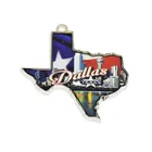Souvenir pendant necklace custom stainless steel made charms wholesale metal charms