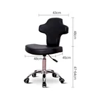 rolling sdjustablespa furniture barber salon massage saddle stool chair