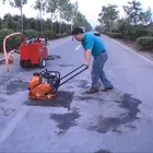 asphalt tamping machine for road crack trailing type bitumen sealer electric motor crack grouting machine