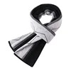 New korean style stripe scarf 100% cashmere mens scarf bulk wholesale shawl