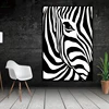 Modern Canvas Painting Zebra Art Poster Wall Abstract Animal Picture Home Decor Print On Canvas In Living Room
