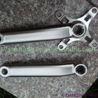 High light titanium bicycle crankset 53T cheap ti bike spider & crank arm nicer than carbon fiber bike crankset made in china