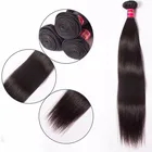 Silk straight 100% unprocessed raw virgin human hair bundles extension for wholesale price