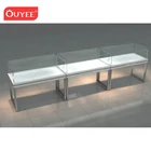 Bespoke Interior Design Ideas Jewellery Shops Single Jewelry Display Stand Tempered Glass Free Standing Cabinet For Sale