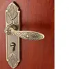 Top fashion and security zinc alloy wooden door lock with 3 keys