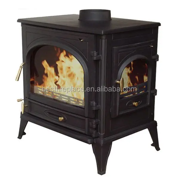 China Manufacturer Cast Iron Best Hotel Stove New Design Fireplace