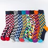 High Quality Happy Socks Stripes Funny 100% Cotton Socks Fashion Cotton Men Socks