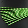 FDA Film Wrapped Biodegradable Disposable Bamboo Design Paper Drinking Straws