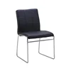 High Quality wholesale room furniture comfortable PU covered metal legs armless relax office chair