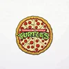 Factory price embroidery appliques big Pizza food patches