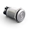 HBAN Metal Waterproof IP65 momentary/latching 1NO1NC 12V/24V/220V Ring illuminated LED pushbutton switches
