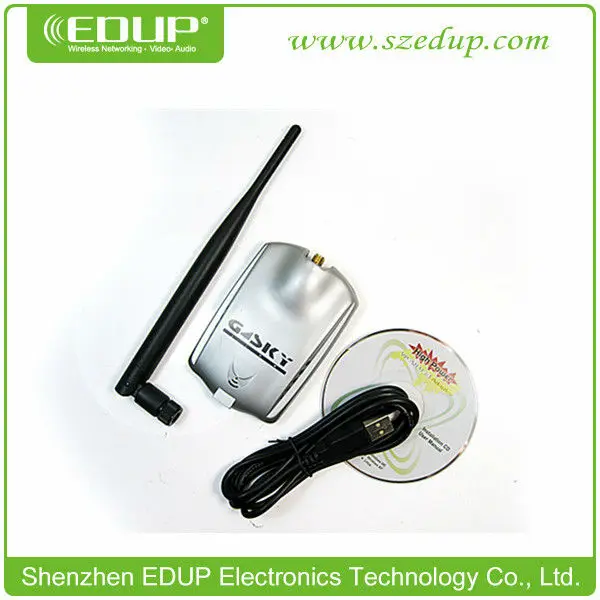 54Mbps GSKY High Power Palm 500MW USB With 2dbi SMA Antenna Wireless usb wifi LAN Adapter