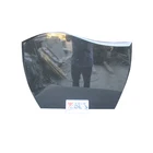China Polished Absolute Black Granite Headstones For Graves