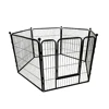 Foldable dog playpen pet fence panel metal play pen exercise
