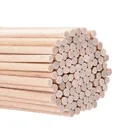Wooden Sticks Wood Round Stick Round Wooden Thin Sticks