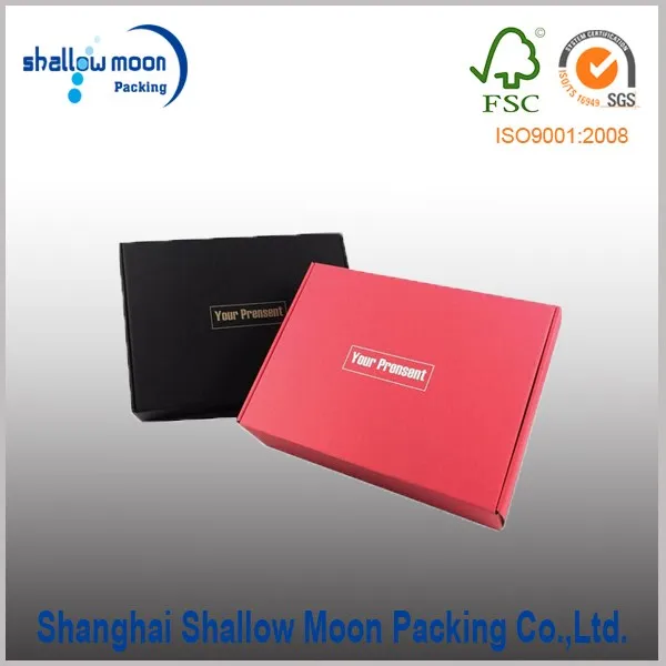 shoes packaging cardboard corrugated paper carton box empty with