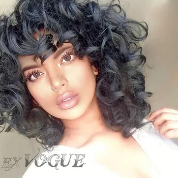 short spiral curl wigs