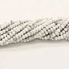 5*8mm Faceted oblate white turquoise howlite gemstone bead landing wholesale, beads for jewelry making