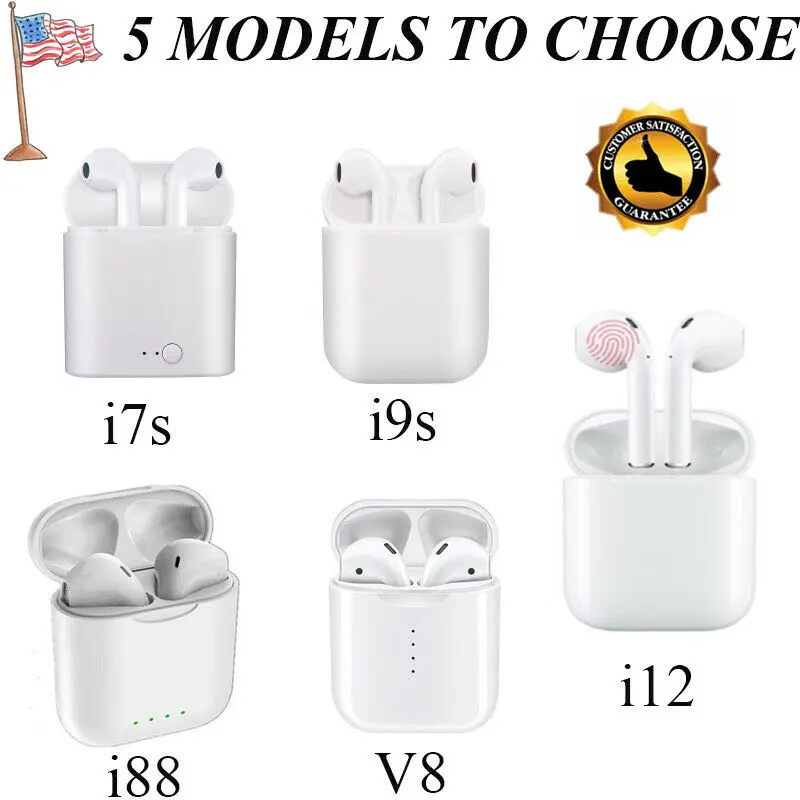 EARPHONE HEADSET i9s i10 TWS Wireless mini Bluetooth 4.2/5.0 Earbuds Bluetooth Headsets cheap price oem logo - ANKUX.COM