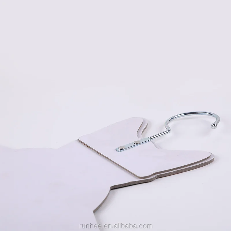 Cartoon Animal Design Paper Hangers Firm Recycled Cardboard Hangers For Clothes Display