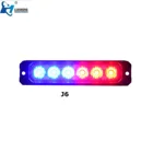CREE chip 3w LED Bulb light blue Led headlight dash strobe light head, warning light head warning military headlamp