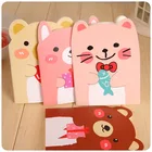 wholesale big ear bear notepad cute cartoon small book small gift giveaway