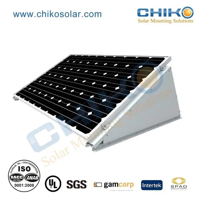 hot selling flat housing rooftop roof solar panel bracket for