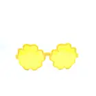2019 New arrivals party glasses top sale logo printed eco-friendly flower shape glasses for party
