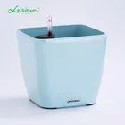 High Gloss plastic Self Watering Square wholesale flower pot