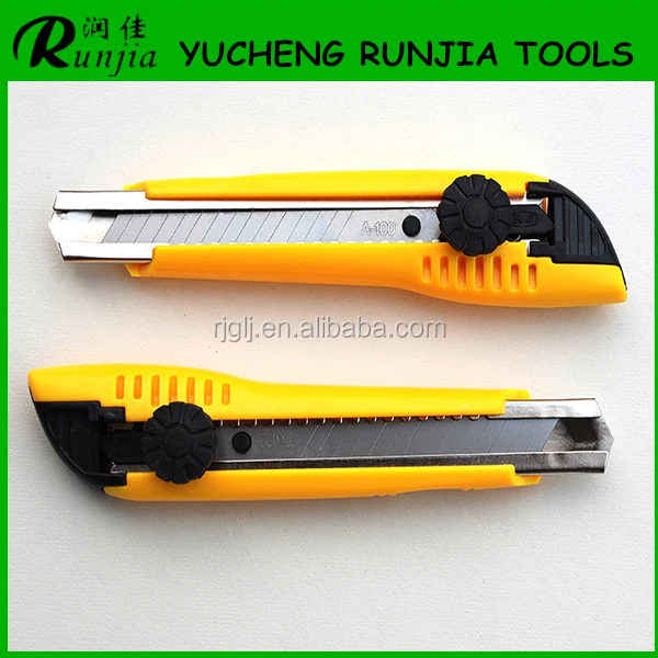 multifunctional retractable utility cutter knife with good abs