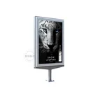 crystal slim led light box + snap up slim led light box