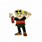 Custom enamel pins badge badges cheer man hard enamel pins