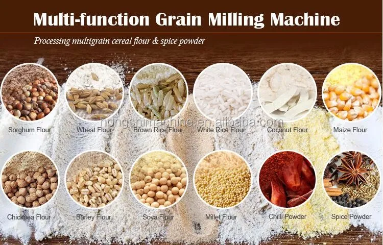 farm use wheat beans corn flour grinder machine