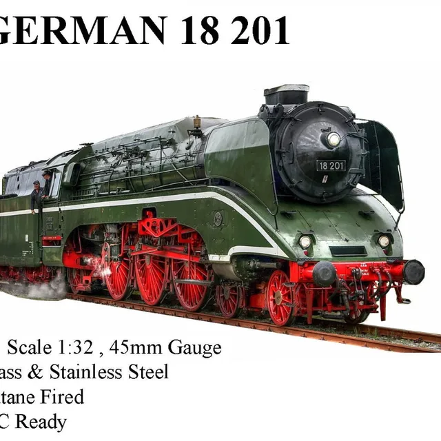 br18201 1:32 live steam locomotive (brass made)