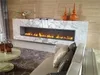 indoor stainless steel fireplace insert with bio ethanol fuel