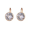 96323 xuping elegant 18k gold color earrings with large crystals from Swarovski