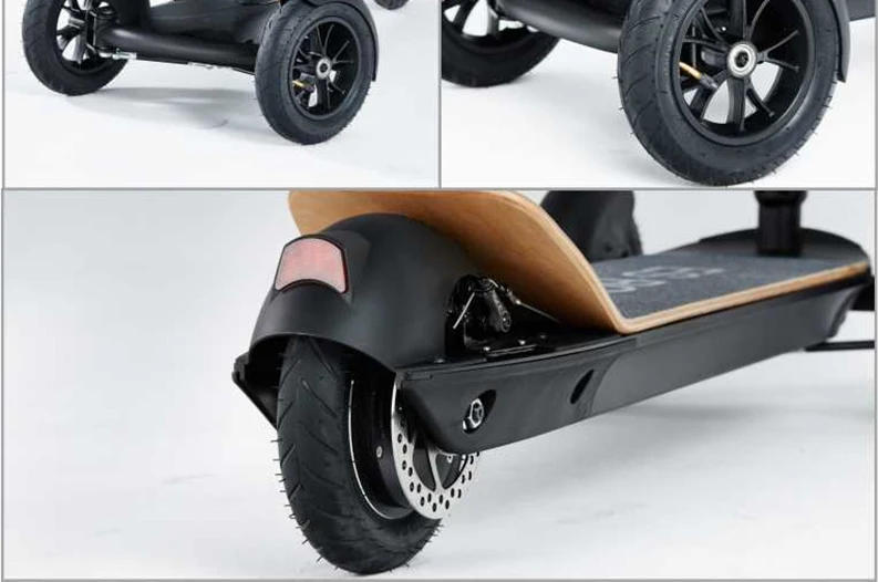 Waterproof 3 Wheeled Folding Disc Brake Elektro Trike Freestyle 