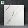 60 x 60 full body statuary white marble look porcelain tile exterior homogeneous floor and wall marble look tile