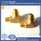 Brass Fitting Connector Alibaba China Factory Supply 90 Degree Elbow 3 Way Swivel Pipe