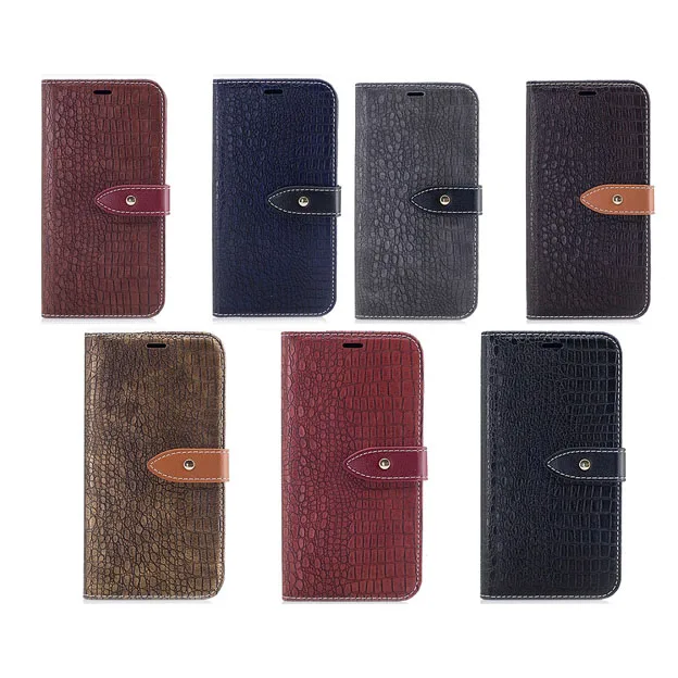 Wholesale PU leather+TPU card slots phone accessories mobile case with great price